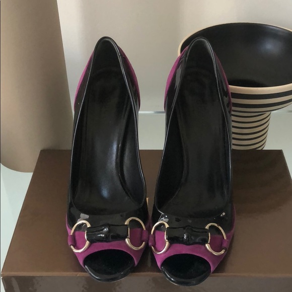 Gucci women open toe pumps - Picture 2 of 4